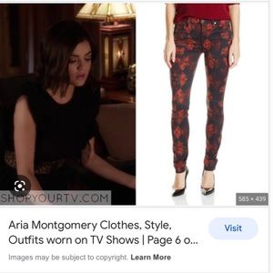 Flower pants ASO PRETTY LITTLE LIARS ARIA